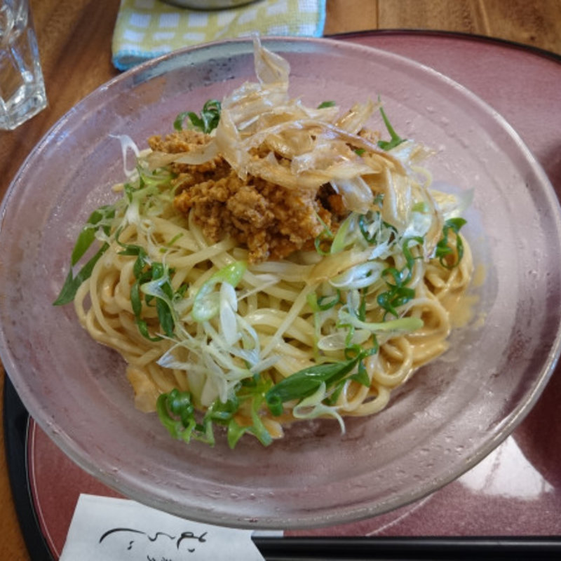 九条ネギの冷やし担々麺(祇園麺処むらじ)