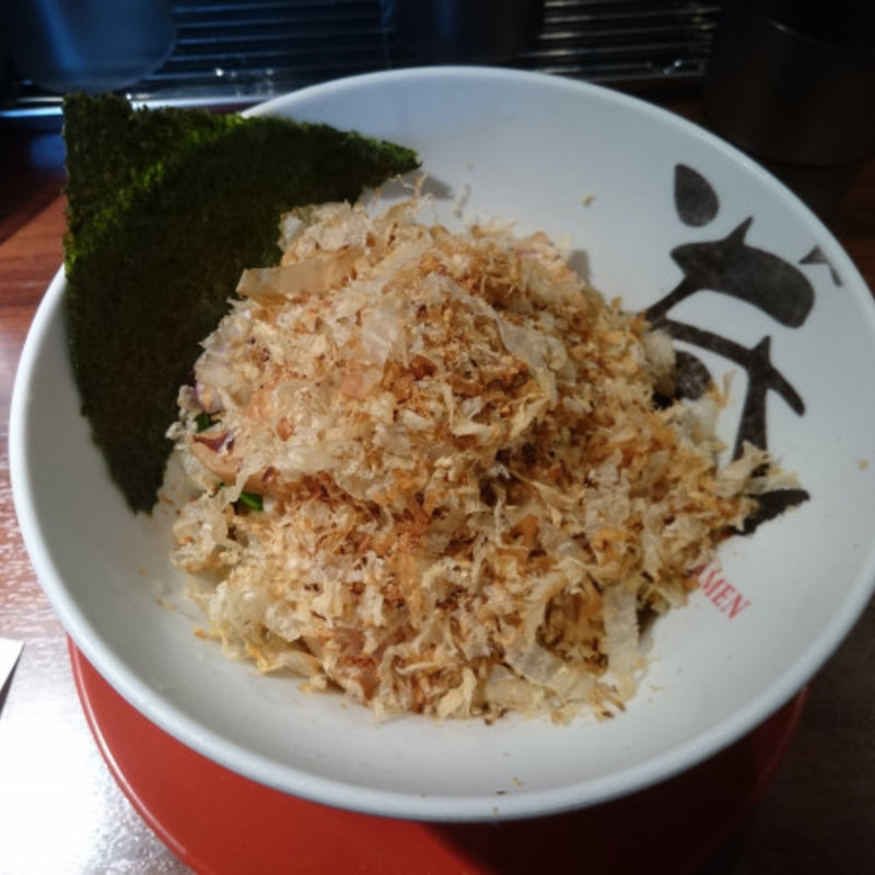 冷製いわし節ぶっかけまぜそば(拳ラーメン )