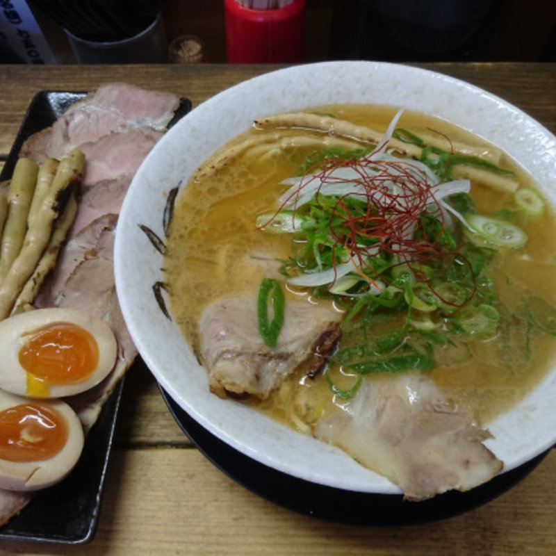 蟹塩そば＋特製裕盛り(麺屋 裕 )
