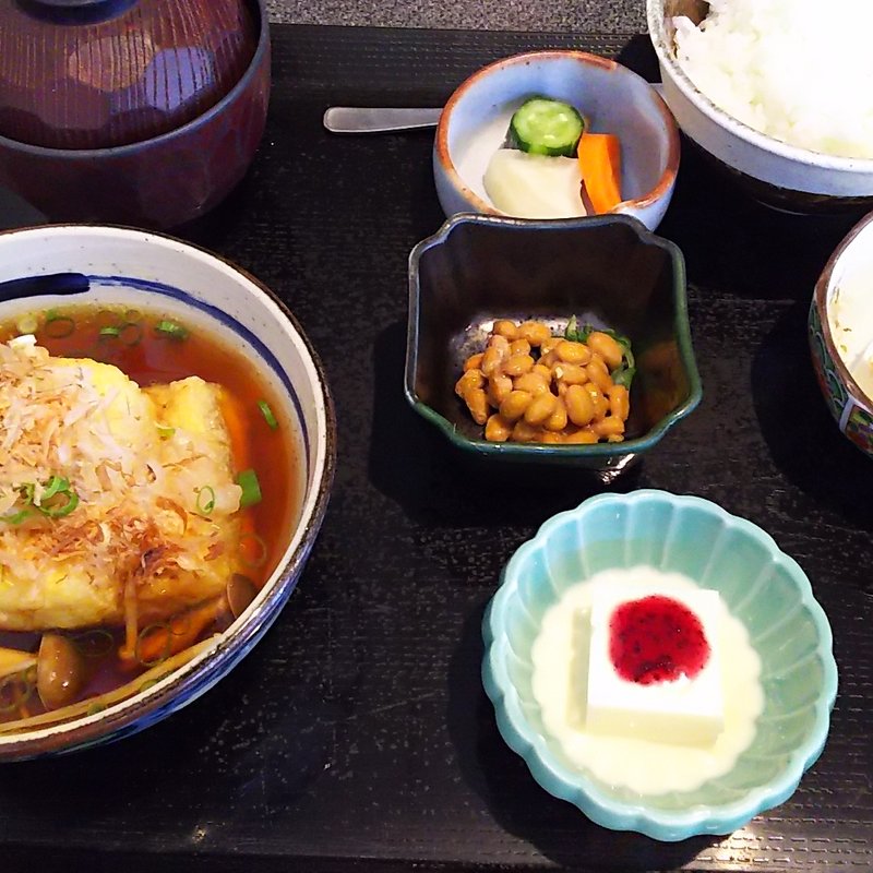 揚げだし豆腐セット(真砂豆富)