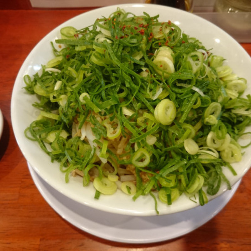 ネギ増し油そば(ラーメン屋 )