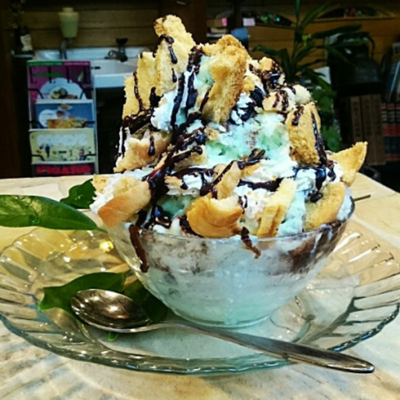 チョコミントパイ氷(いちょうの木 )