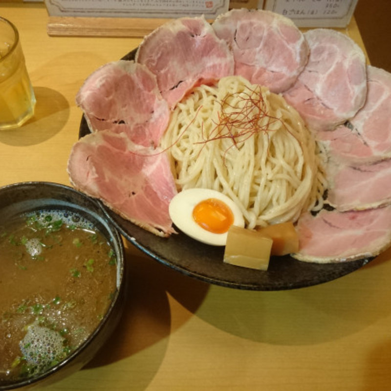 ちゃーしゅーつけ麺(らーめん 鶴武者)
