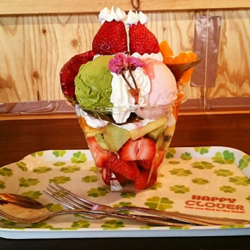 さくら パフェ(雪みるく )