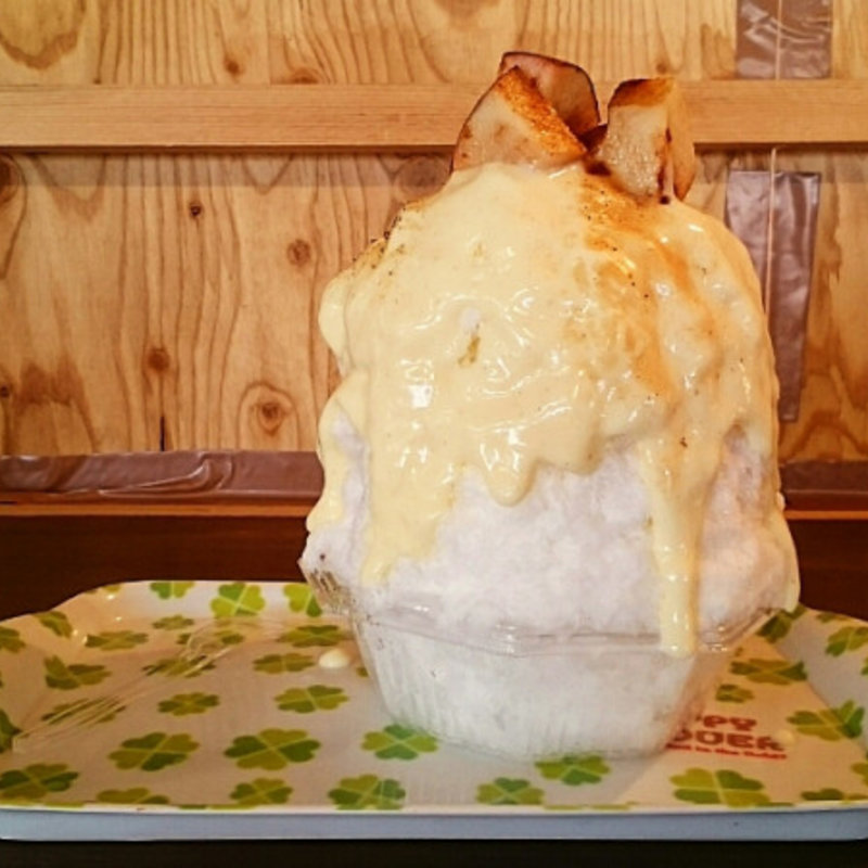 焼きりんごとカスタード(雪みるく )