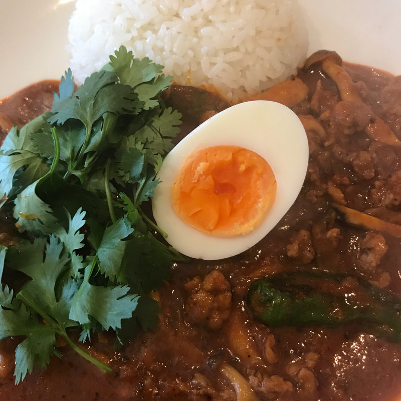 本日の野菜キーマ（ししとうとキノコ）(OKANO CURRY (オカノカリー))