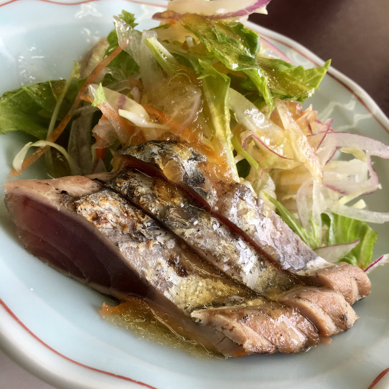 鰹カルパッチョ風サラダ(いせえび荘 )