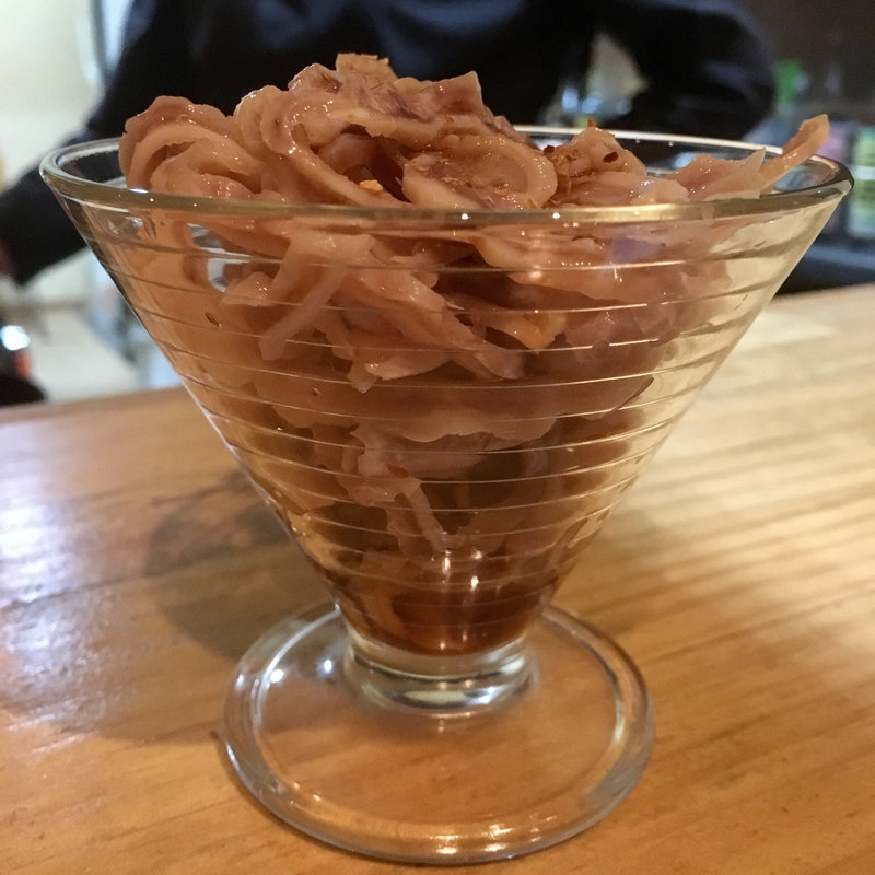 カンパチの酢モツ(塩梅)