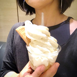 バナナソフトクリーム(サンフルーツ日本橋三越店)