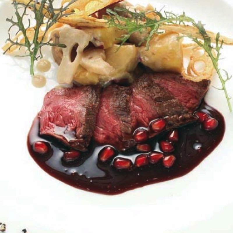 蝦夷鹿のロースト 冬の根菜のボルドレーズ添え（ディナーコース)(ブラッスリー ポール・ボキューズ 銀座)