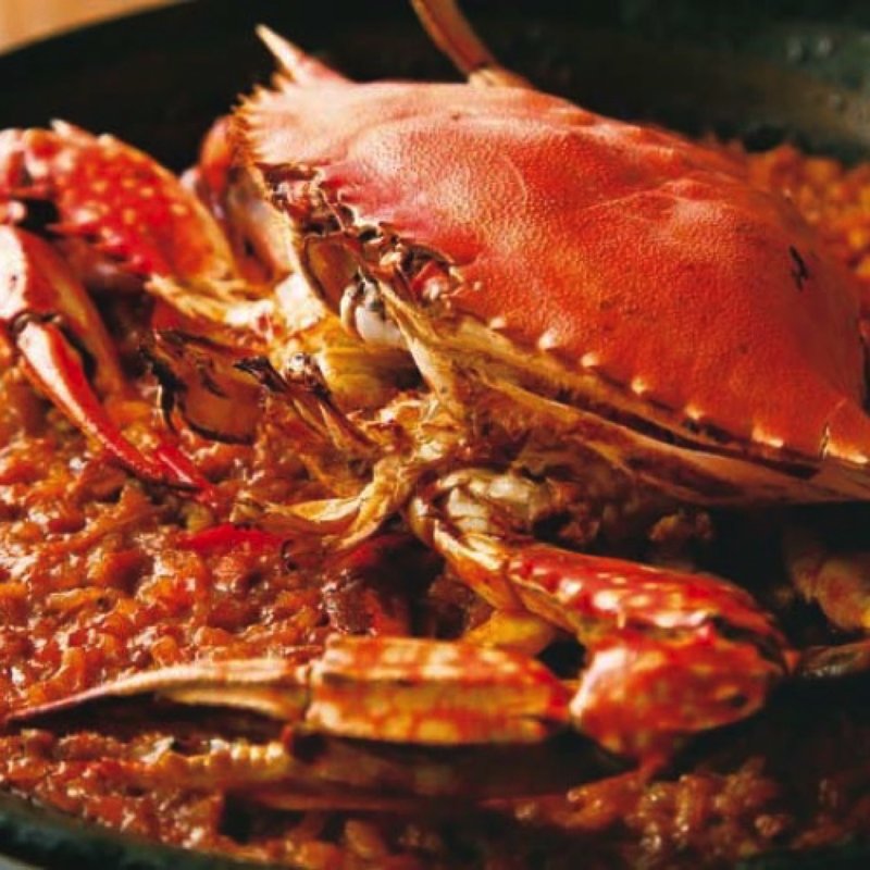 渡り蟹のパエジャ (エルプルポ)