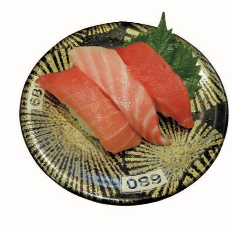 本鮪三点盛(独楽寿司 永山店 )