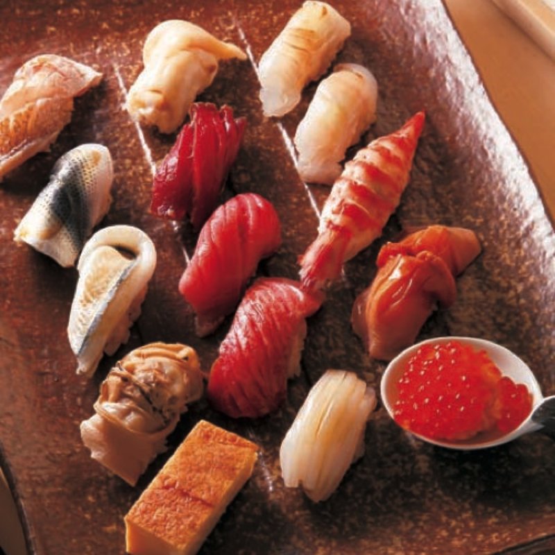 おまかせにぎり寿司のコース 15貫(鮨處やまだ)