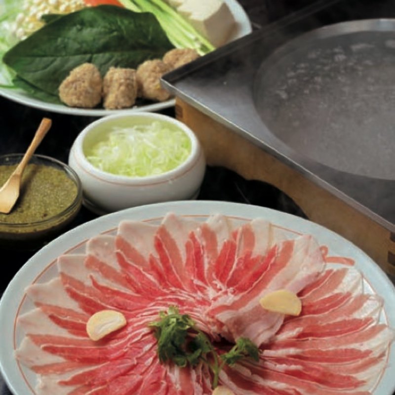 黒豚しゃぶ（単品）(遊食豚彩いちにいさん日比谷店)