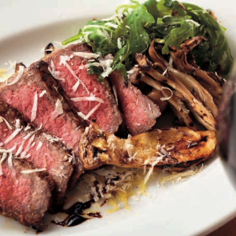 松阪牛 内モモ肉タリアータ ルーコラ パルミジャーノ バルサミコソース(三重テラス )