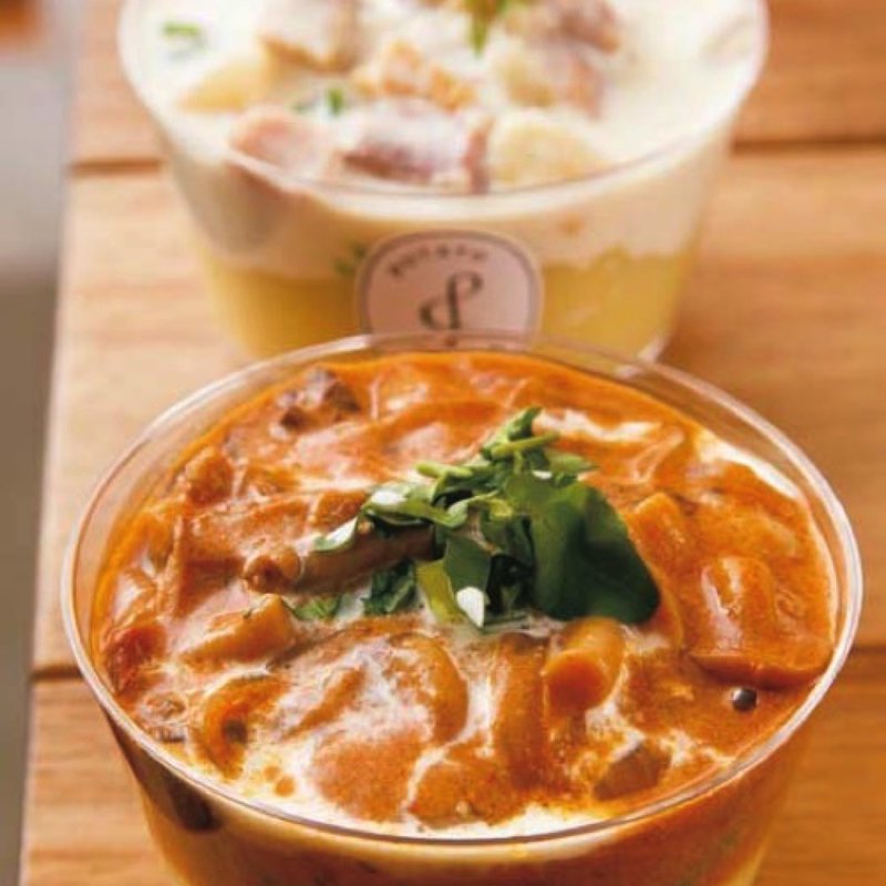 海老ときのこのストロガノフポテトクリーム　(Potato Cream / potato cream よる)