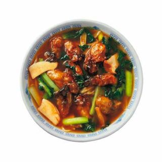 鮮蠔湯麺　新鮮！ 生牡蠣のスープそば　(小花)