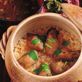 牡蠣の土鍋飯　(ミーサンキッチン （33kitchen）)