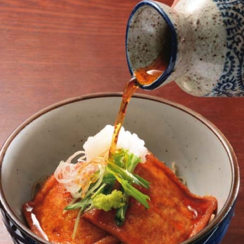 冷しキツネ蕎麦 (手打ち蕎麦 太古福)