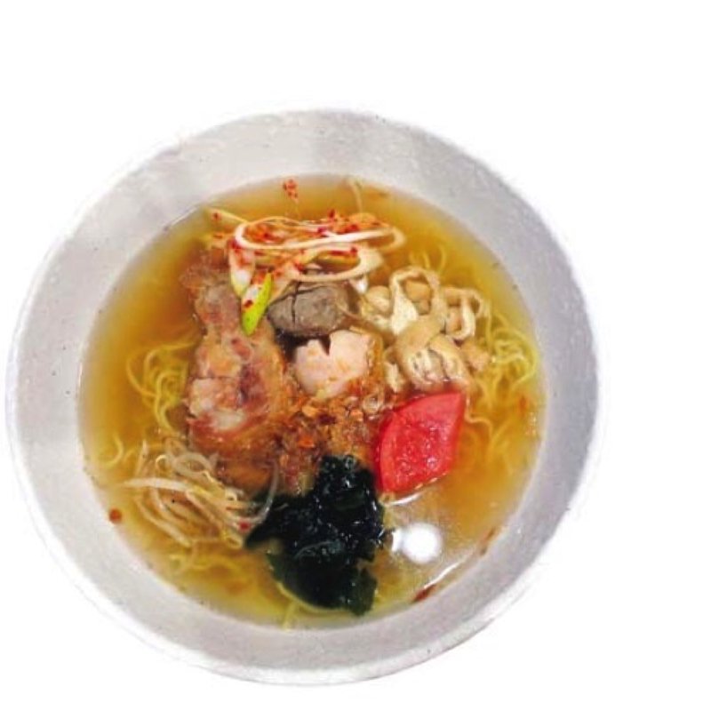 ミーバッソ＋鶏チャーシュー(MIE BAKSO （ミーバッソ）)