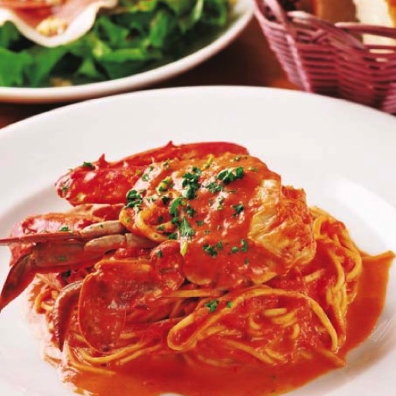 ワタリガニのトマトクリーム(イタリアン オヨ)