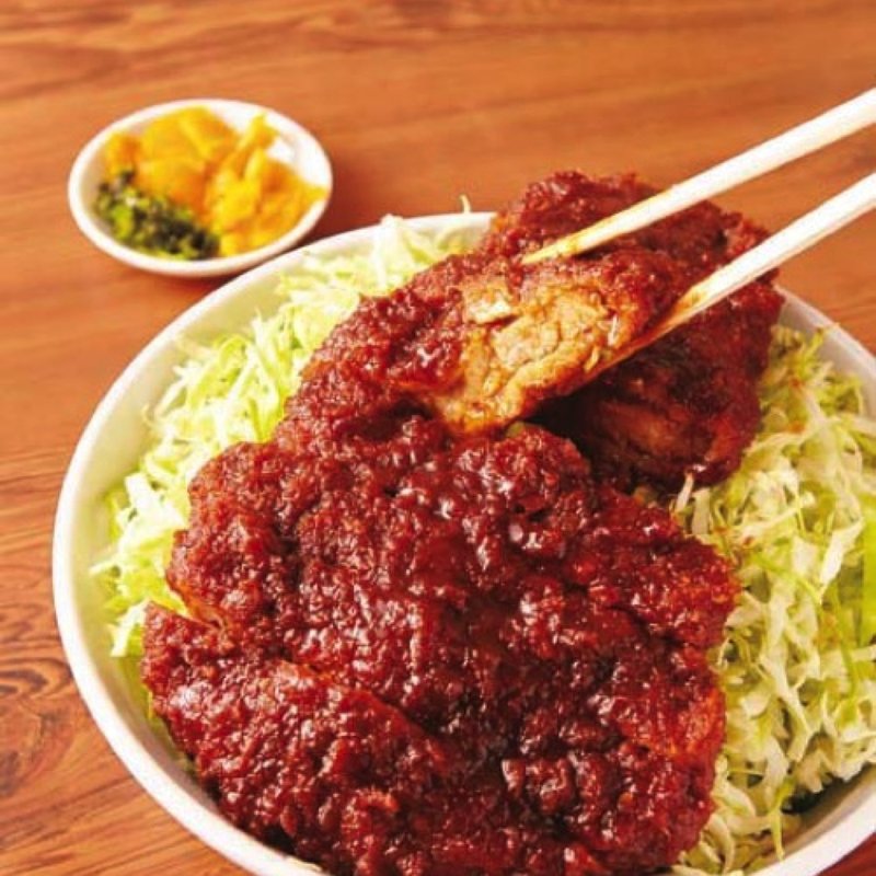 会津ソースカツ丼 特大ロース (キッチン フライパン)