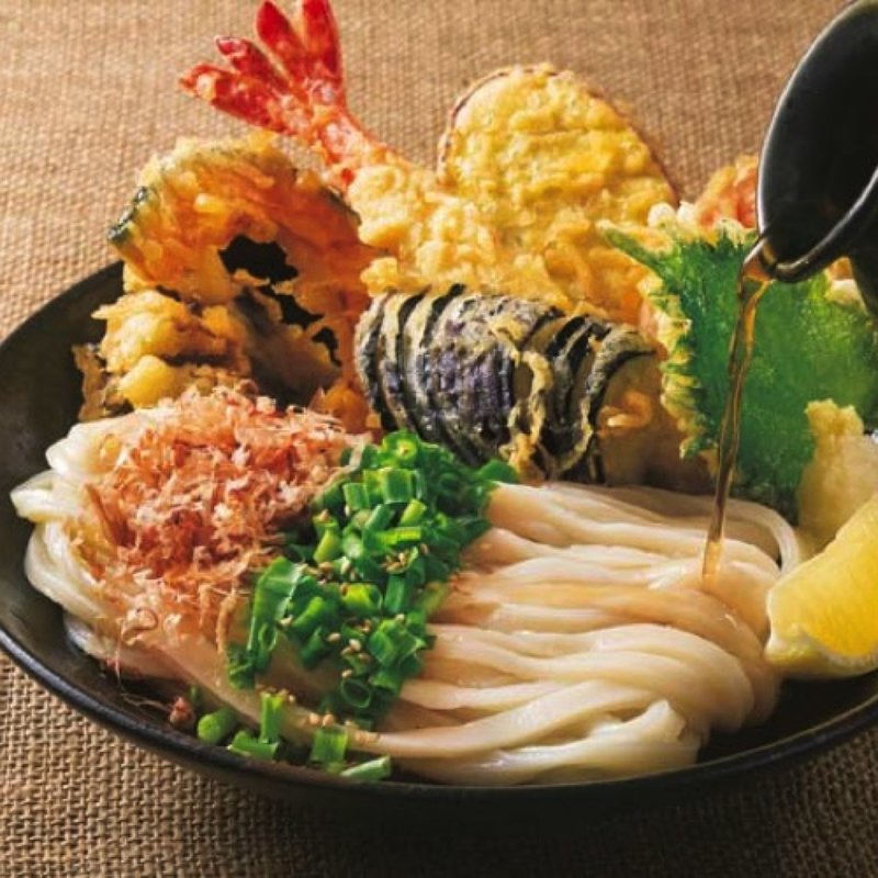 大海老野菜天ぶっかけ (麺の里 )