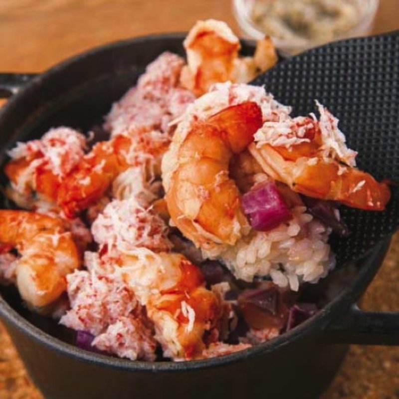 炊きたてエビカニミソご飯(Shrimp Bank)