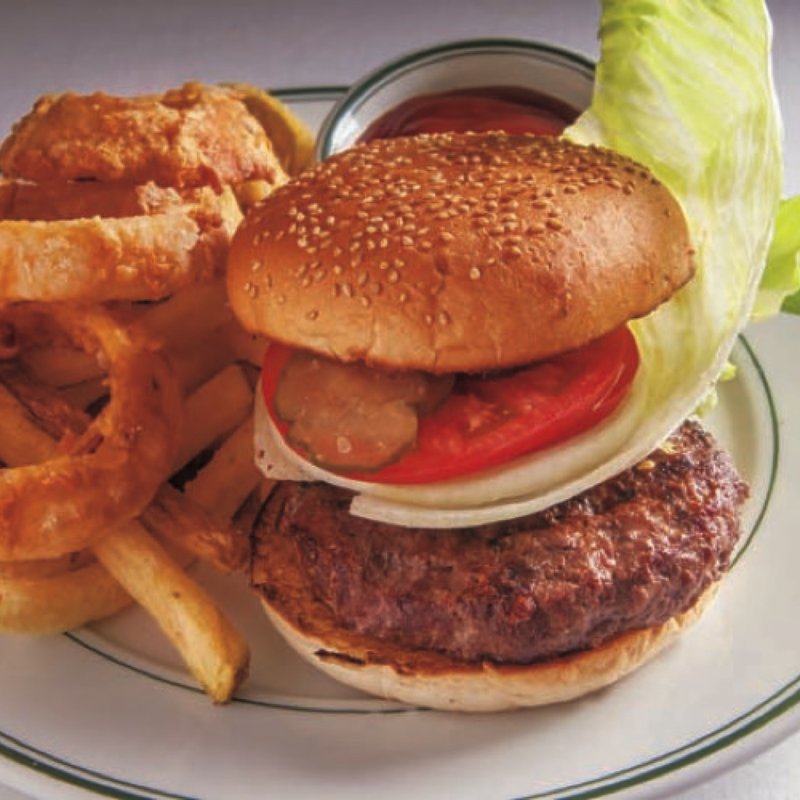 プライムビーフ100％ クラシックバーガー（ランチ限定）(ウルフギャング・ステーキハウス 六本木店)