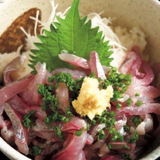 アジのたたき丼定食(めしや 大磯港)