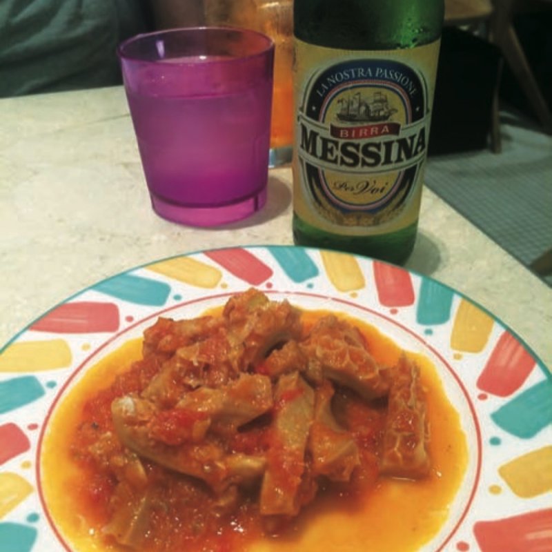 トリッパのトマトソース煮込み(ダ・ミケーレ)