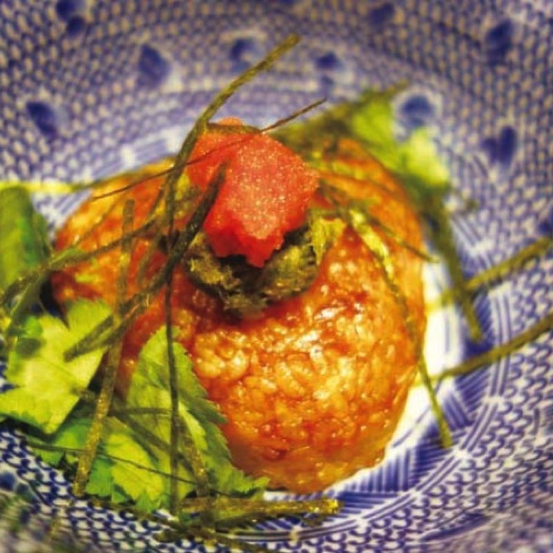 焼ごはん＆ふき味噌＆明太子(銀座 篝)