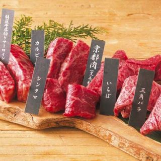 京都肉黒毛和牛 いろいろな部位の食べ比べ 5種盛り合わせ(ジビエノ小屋 渋谷百軒店)