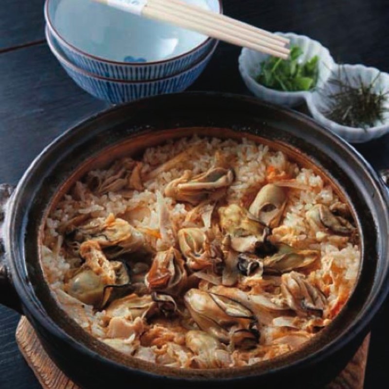 カキの土鍋炊き御飯(銀座 かなわ)