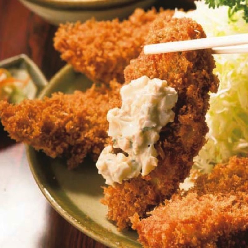 特選カキフライ定食(とんかつ 丸和)