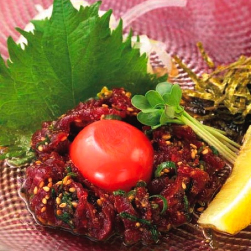 桜ユッケ(和牛ホルモン やの家)