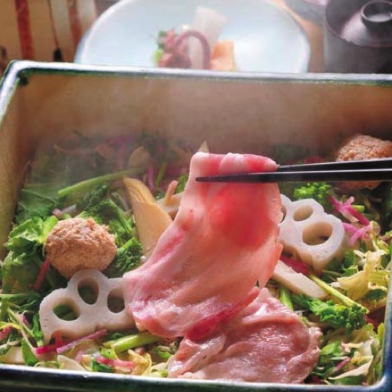 蒸しゃぶ会席セット(香水亭 京橋店)