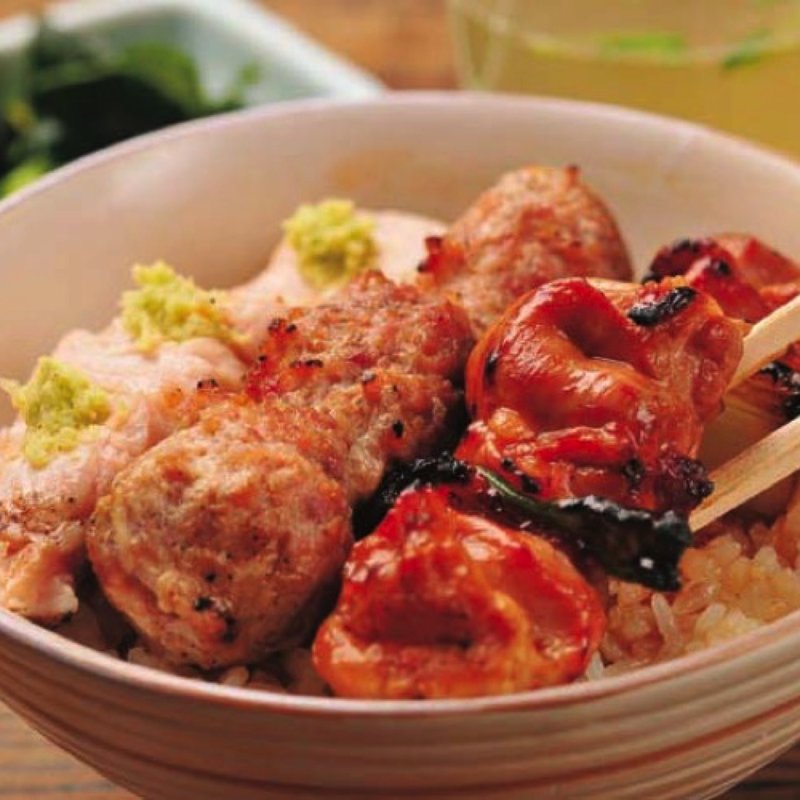 焼鳥3本丼(伊勢廣 京橋本店)