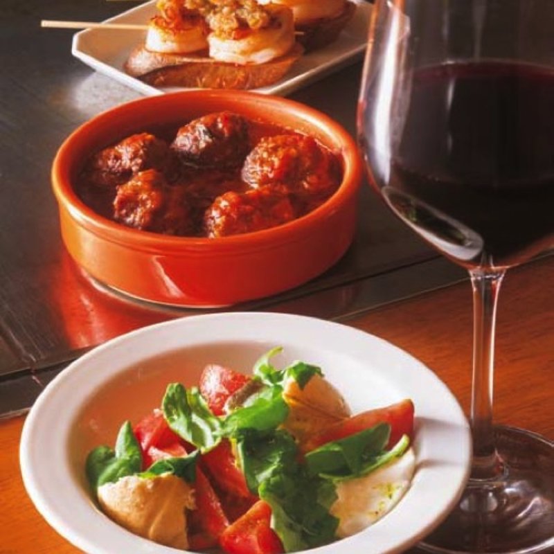 海老の串焼き〜野菜のソース〜（1串）(無添加焼きそば BARチェローナ)