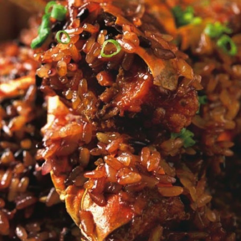 上海蟹と糯米(上海小吃)