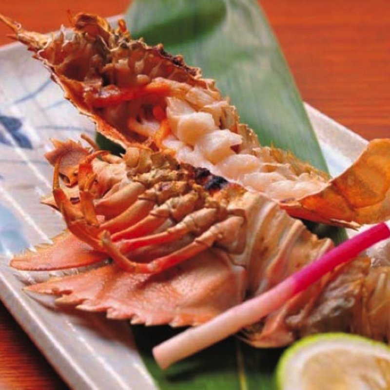 うちわ海老の焼き物(魚料理 遠州屋)