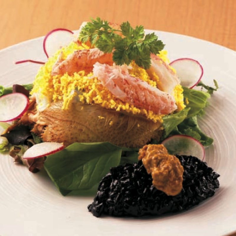 毛ガニのサラダ(すし  松玄  恵比寿)