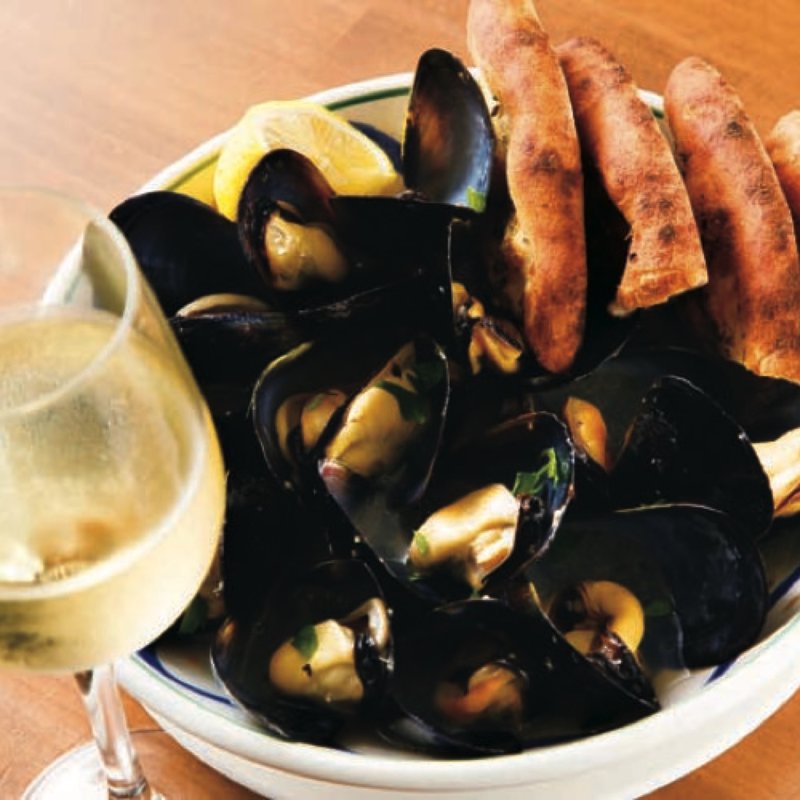 ムール貝の黒こしょう蒸し(DA ZUZU)