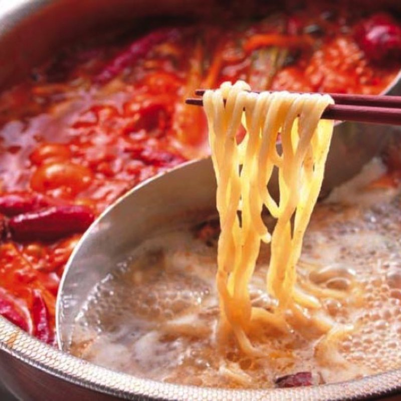 〆のラーメン(パクチーファン)