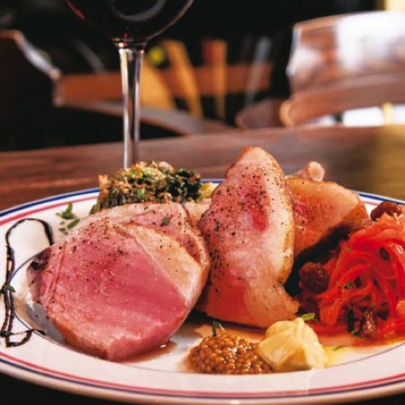 梅山豚のロース肉のロースト(大衆イタリアン マチルダ 銀座)