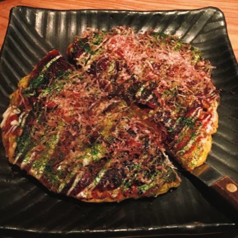 豚イカお好み焼き(YAKITORI 葵)