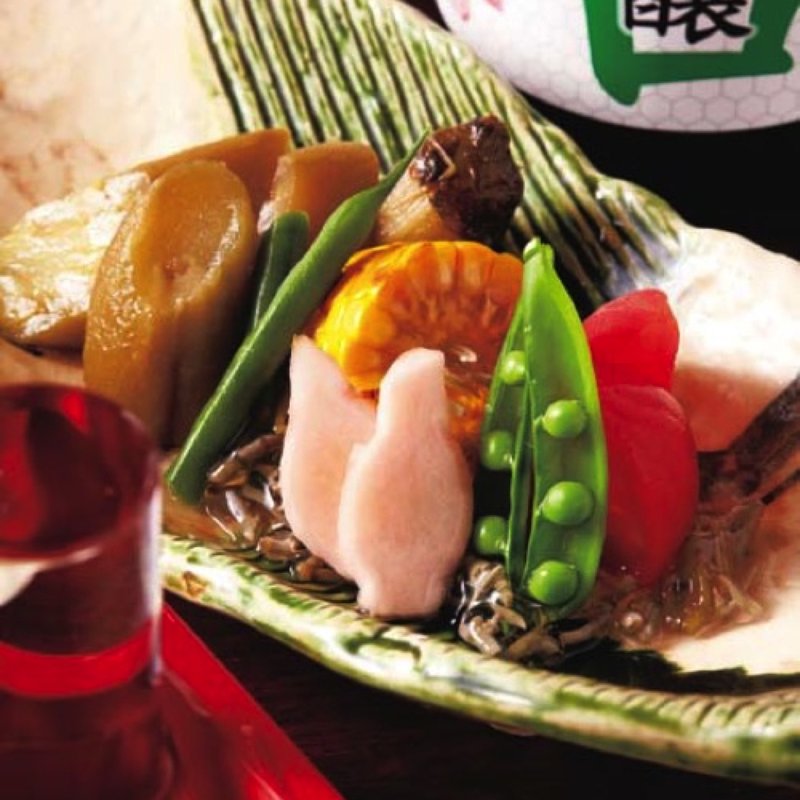 夏野菜の炊き合せ(手打ち蕎麦 丹想庵 健次郎(たんそうあんけんじろう))