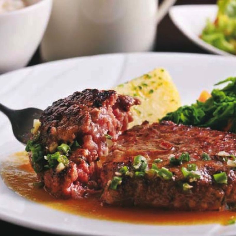 石垣牛とあぐー豚のこだわりハンバーグ(銀座 しぶ谷)