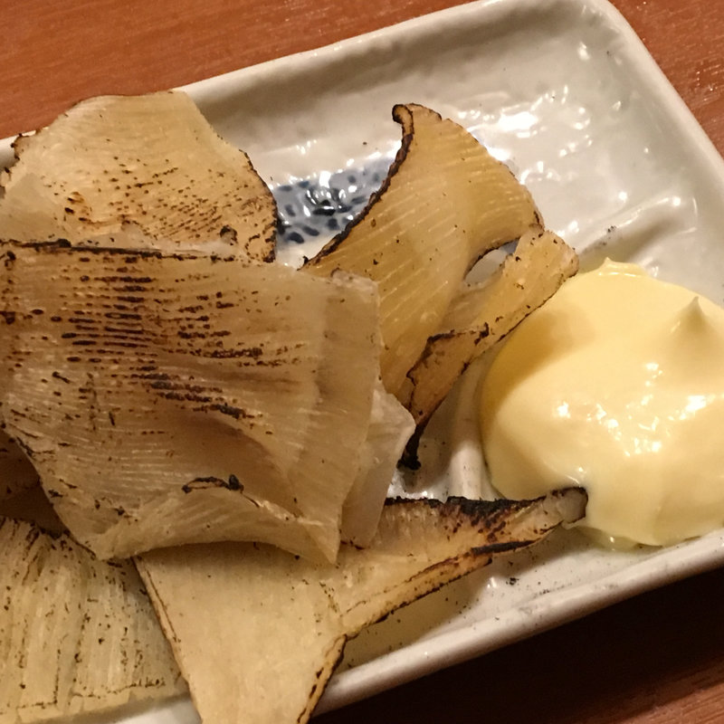 えいヒレ炙り(もつ千 八丁堀店)