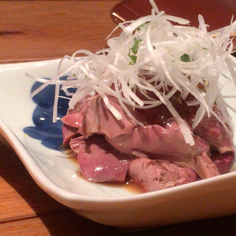 白レバーのたたき(【ナチュラルワインと肴】青山16℃)